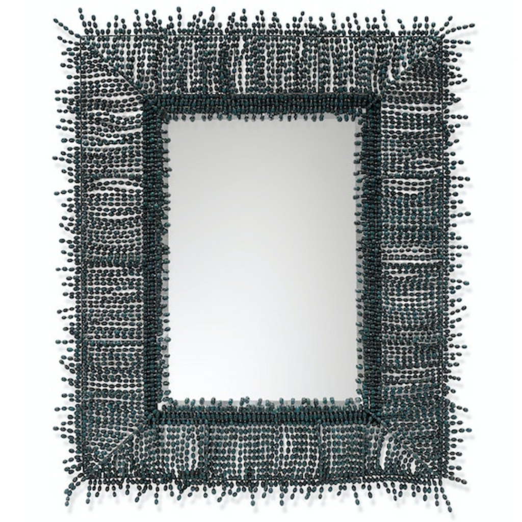 AMAYA BEADED MIRROR - MAK & CO.