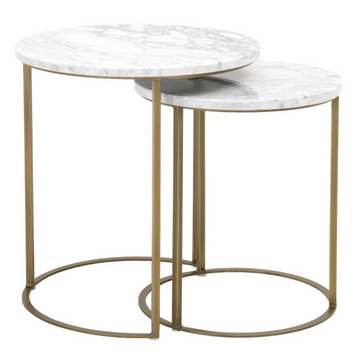 CARRERA ROUND NESTING TABLES - MAK & CO